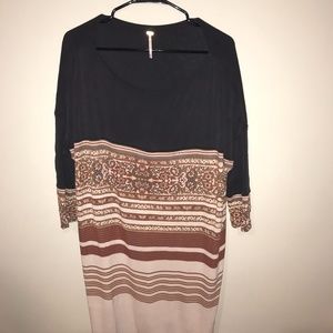 Free People oversized scoop neck dress